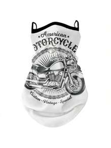 Retro Moto Cycling Sunscreen Mask Motorcycle Headscarf Summer Anti-UV Outdoor Neck Head Cover Riding Face Shield Sport Headwrap