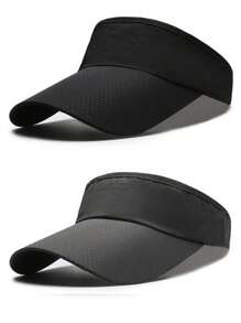 2pcs/1pc Breathable Quick Drying Hat Outdoor Hat Man And Women Summer Thin Breathable Peaked Cap Sports Running Baseball Cap For Men And Women Sunshade Quick-Drying Mesh Baseball Cap - Sun Protection Breathable Adjustable Cycling Hiking Fishing Sports Cap Quick Drying Hat Outdoor Hat