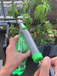 Handheld High Pressure Sprayer With Adjustable Nozzle - High Pressure Garden Watering Spray Bottle Hand Pump Air Spray Tool For Garden Tops, Durable Plastic, No Batteries Required, Easy To Use Design, Efficient Watering, Garden Watering Tool | Adjustable Nozzle Sprayer