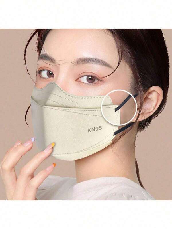 10pcs KN95 3D Protective Face Mask, 4-Layer Disposable Highly Attractive Fashion Adult Masks