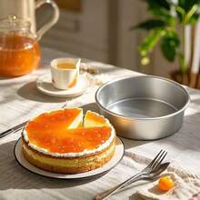 1pc / 4pcs, Aluminum Cake Mold, Mousse Cake Baking Tray, Perfect For Weddings, Mother's Day And Birthday Parties, Baking Essentials | Round Cake Mold | Non-Stick Surface - Multicolor - View 6