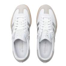 Adidas Originals 男鞋女鞋休閒鞋低筒板鞋 SAMBA OG W 運動鞋中性款透氣輕便日常旅遊鞋 JI2725 - 白/金屬銀/淡灰 - 查看 4