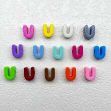 5 قطع خرز أبجدي إنجليزي كبير الثقب من مادة الأكريليك، إكسسوارات مجوهرات DIY، مواد حرفية لتعليقات الهاتف والمفاتيح، هدايا إبداعية