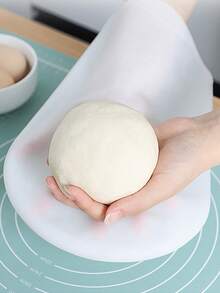 1pc Silicone Kneading Bag, Household Kitchen Non-Stick Dough Mixer - Dough Kneading Bag-white - View 2