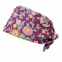 Cappellino casual in poliestere (poliestere) senza stampe, con motivo floreale, adatto per sport e tutte le stagioni