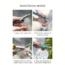 Handheld High Pressure Sprayer With Adjustable Nozzle - High Pressure Garden Watering Spray Bottle Hand Pump Air Spray Tool For Garden Tops, Durable Plastic, No Batteries Required, Easy To Use Design, Efficient Watering, Garden Watering Tool | Adjustable Nozzle Sprayer