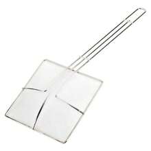 7" Square Fine Mesh Fryer Skimmer - Stainless Steel Deep Fry Skimmer Strainer - Heavy Duty Kitchen Tool For Frying, Straining & Serving - Perfect For Home Kitchens, Restaurants & Gift Giving - White - View 2