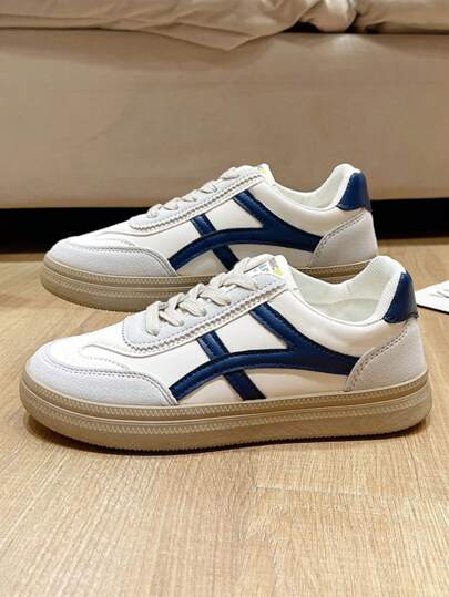 Unisex Casual Sneakers, Versatile & Comfortable White Shoes, Sports Trainers, Vulcanized Canvas Shoes