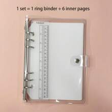 Portfólio de Arte de Unhas Transparente, Álbum de Exibição de Design de Unhas, Organizador de Unhas Postiças, Livro de Armazenamento de Unhas, Tamanho A5/A6