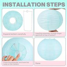 12pcs Soft Pastel Color Hanging Paper Lanterns - Round Neon Chinese Style Lanterns, Suitable For Party, Classroom, Wedding, Birthday And Valentine's Day Decoration, Party Decor | Pastel Color Lanterns | Paper Lanterns, Home Decor Lanterns