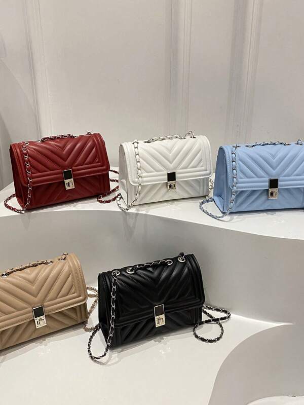 حقيبة كروس بودي موضة جديدة للنساء في الصيف، تصميم فريد بطراز معين، سلسلة على الكتف، مريحة وعملية