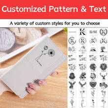 Custom Pattern & Text Wallet, Personalized Wallet, Women's Wallet, Thin Multi-Card Coin Purse, Long Card Holder, Multi-Function Wallet, Simple Clutch, Gift For Girlfriend, Gift For Mother, Gift For Girl