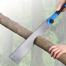 Sierra de doble cara para carpintería, sierra de carpintería, sierra de mano, sierra de mano de diente fino para tablas, sierra de jardín, sierra de uso doméstico, herramienta de carpintería - Multicolor - Ver 3