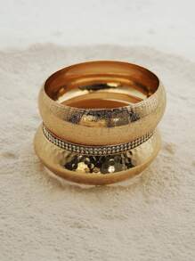 Set de 3 piezas de pulseras brazaletes con strass de nuevo estilo internacional de moda para mujeres de Oriente Medio