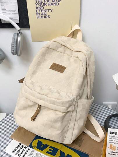 Mochila de mujer de gran capacidad y múltiples bolsillos, ligera y de moda, mochila escolar esencial para estudiantes, mochila para computadora, mochila funcional de gran tamaño para computadora portátil, perfecta para exteriores, viajes y regreso a la escuela