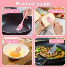 2pcs High-Temperature-Resistant Multi-Functional Brush, Suitable For Barbecue, Baking, Cake Decoration, Oil And Sauce Application, Baking Oil Brush, Silicone Barbecue Sauce Brush. This Is A Multi-Functional Brush For Various Food Preparations