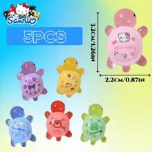 Sanrio 1pc Sanrio Series Glow-In-The-Dark Giant Turtle - Cute Character-Themed Decorations With Detachable Shell, Absorbs Sunlight To Glow, Perfect For Collectors!