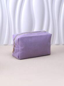 1/2pcs Large Capacity Corduroy Pencil Pouch, Simple Solid Color Pencil Pouch, Essential Supplies For Student Stationery Storage.,Pencil Case,Pencil Pouch,School Bag - Multicolor - View 15