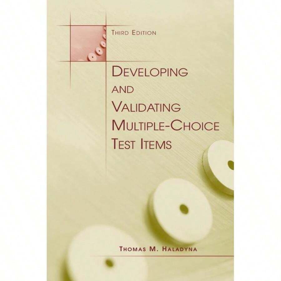 Developing And Validating Multiple-Choice Test Items-2885 - Single Book - View 1