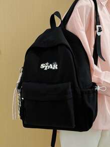 New Fashion Versatile Outdoor Casual Travel Sports School Style Flat Book Powerbank Wallet Key Multi-Functional Men Backpack