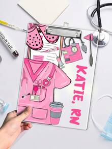 Personalized Nurse Clipboard, RN NICU Nurse School Acrylic Clipboard, Doctor Hospital Clipboard, Custom Nurse Acrylic Clipboard | Personalized Name Clipboard For Nurses | Nurse Graduation Gift | Gift For Nurses |, Back To School, School Supplies - Multicolor - View 4