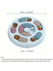 1 Piece Pet Treadmill, Pet Puzzle Toy, Dog Intelligence Toy, Cat/Dog Hide-Hide Feeder, Pet Training Toy, Interactive Dog Treadmill, Pet Food Tray, Pet Food Game Compartment Plate, Pet Choking Bowl, Pet Supplies, Dog Intelligence Toy, Puppy Intelligence Training Food Distributor, Cat/Dog Search Toy, Pet Entertainment Toy, For Pet Use Only - Multicolor - View 3