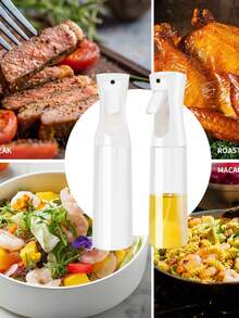 1个塑料喷油壶200ml/300ml，家用厨房烹饪工具橄榄油花生油芝麻油储油瓶，适用于公司团建户外烧烤喷油