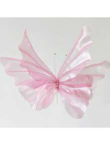 50cm大号蝴蝶形摆件 蝴蝶摆件 手工工艺 丝蝴蝶摆件 生日摆件 节庆摆件 婚礼摆件 精美装饰品 - 彩色 - 查看 6