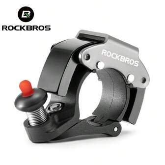 ROCKBROS 1 st cykelringklocka osynlig cykelstyrringklocka larmring 100dB för mountainbike, racercykel och skoter, cykeltillbehör