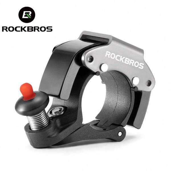 ROCKBROS 1 pieza Campana de bicicleta de ciclismo Campana de manillar de bicicleta invisible Alarma de 100dB para bicicleta de montaña, bicicleta de carretera y scooter, accesorio de ciclismo