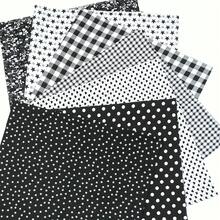 7件25厘米*25厘米黑色手工拼布套装 - 黑色 - 查看 1