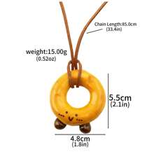 rongji jewelry Handgemachter Schlüsselanhänger, Autospiegel-Ornament in Brezelform, kreatives, personalisiertes Auto-Accessoire als Geschenk