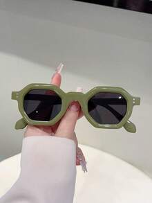 1 件女士新款复古眼镜，多色眼镜，全框时尚眼镜，女士休闲装饰眼镜 - 彩色 - 查看 13