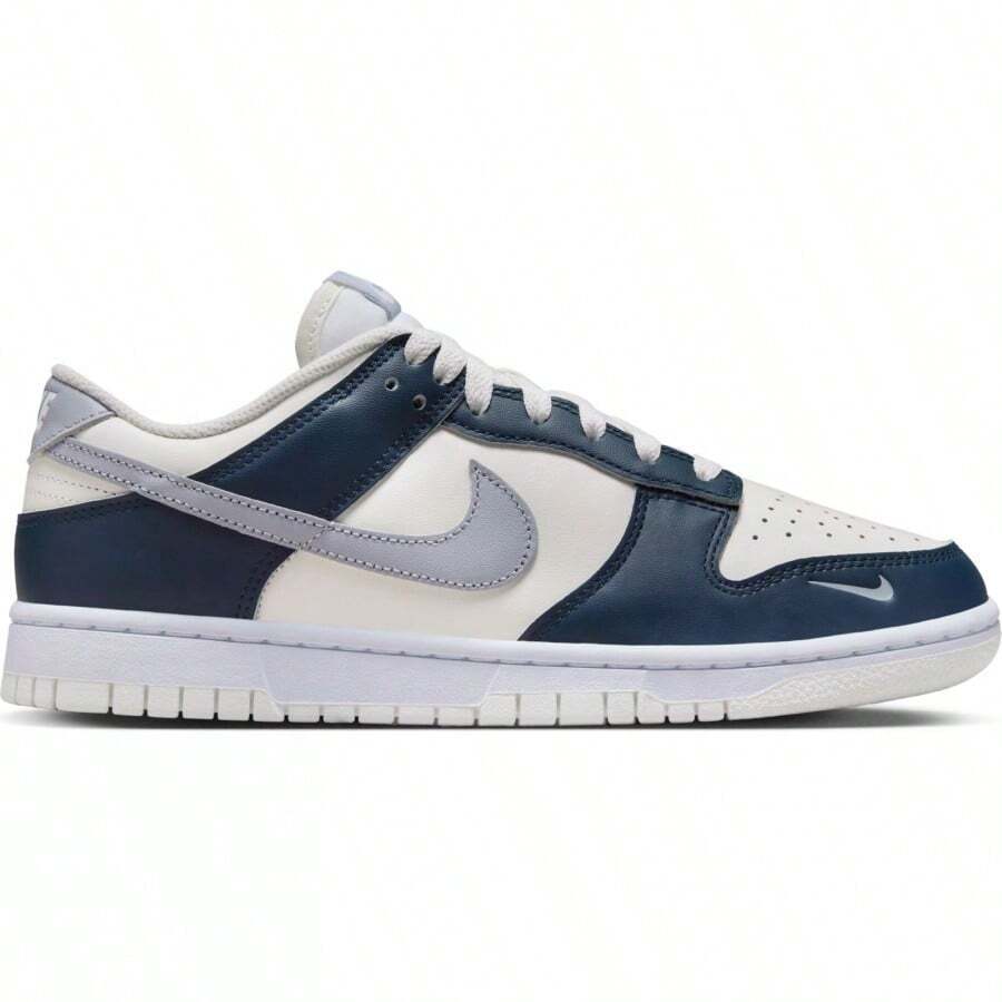 Nike 耐克 Dunk Low - 帆白/白色/海軍藍/狼 - 查看 1