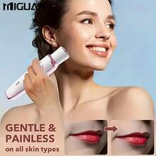 4-In-1 Women's Electric Epilator/Women's Multifunctional Electric Epilator Set/Women's Bikini Trimmer/USB Rechargeable/Can Be Used For Removing Pubic Hair, Eyebrows, Nose Hair, Face, Legs/Portable, Gentle, Gift For Women, Mother's Day Gift, Battery Capacity 500mAh - Pink - View 8