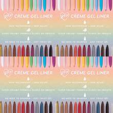 ColourPop BFF Crème Gel Liner - Waterproof Gel Eyeliner Pen With A High-Pigment &Amp; Buildable Formula - Colored Eyeliner With 18-Hour Wear - Sunnyvale (0.01 Oz)