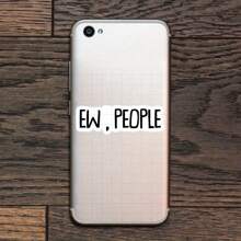 3-Inch "Ew, People Sticker. Perfect For Introverts! Use It On Notebooks, Planners, And Casual Wear. Great For Anyone Who Appreciates Humor About Social Interactions. Categories: Humorous Stickers, Relatable Art, Lifestyle Designs, Attitude Quotes."