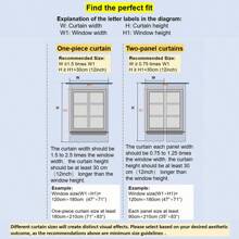 1pc Solid Color Polyester Curtain, Blackout And Thermal Insulation Curtain For Kitchen, Dining Room, Living Room, Bedroom, Suitable For Christmas Holiday