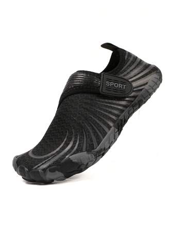 1 Pair Unisex Breathable Outdoor Wading Shoes / Aqua Socks, Quick Drying For Beach, Swimming, Couples