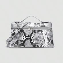 Bolsa de almuerzo de moda LP19, nueva bolsa de mano de modelo primavera/verano 2025 para mujer, bolso de hombro estilo tote y bandolera pequeño