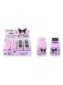 Sanrio 1pc Sanrio Family Cartoon Design Rubber Stamp, Cute Creative Eraser For Students