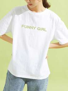 200g Pure Cotton T-Shirt 2025 Summer Ladies New Short Sleeve Pure Cotton Holiday Pattern Short Sleeve Round Neck Couple Wear Small Shirt Tops - 白色 - 查看 3