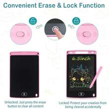 RSP 1pc 6.5"/12" LCD Writing Tablet, Colorful Doodle Board, Inspirational Interactive Message Board, Drawing & Writing Supplies