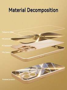 1pc Customized High-Definition Glass Phone Case With Gradient Apple Pattern, Compatible With Apple 16 Pro Max/15/14 Plus/13 Pro/12 Pro Max/11/XsMax/8/7/6Plus And Galaxy S24 Ultra/S25 Ultra. , Fashionable, Colorful, Cute, Fun, Minimalist, Matching Phone Case, Kawaii Customized, Personalized, Unique, Ideal Customized Gift For Boyfriend, Girlfriend, Family, Friends, Grandparents, Couples, Anniversary, Birthday,Season Picks