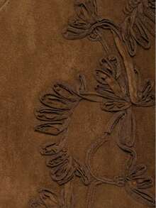 Seelio Spring/Autumn New Women's Embroidered Decoration Fleece Effect Vest