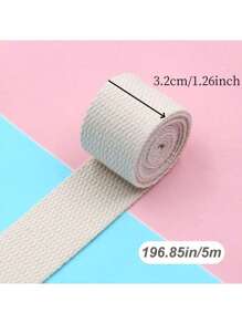 1 pieza 5M*32MM/5M*25MM Cinta de poliéster de colores, cinta portátil, cinta para mochilas, accesorios para confección de bolsas, tela DIY de decoración navideña, cinta de poliéster DIY, cinta de correa de mochila