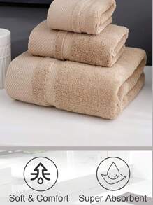 Customized Towels With Name Embroidered, Personalzed Monogram Names, Initials Towel Set Cotton Color In Gray White Various Set Options, Suitable For Bath Room, Spa, Wedding Gift,Father's Day Gifts,Towels For Wedding,Garden,Camping,Travel,Towel Set For Bridesmaid Gifts,Travel Essentials