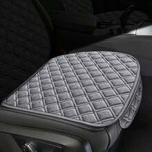 1 件亚麻刺绣纹理汽车座椅垫 - 夏季凉爽透气，四季通用前座套，汽车座椅保护套 - 座墊 - 查看 12