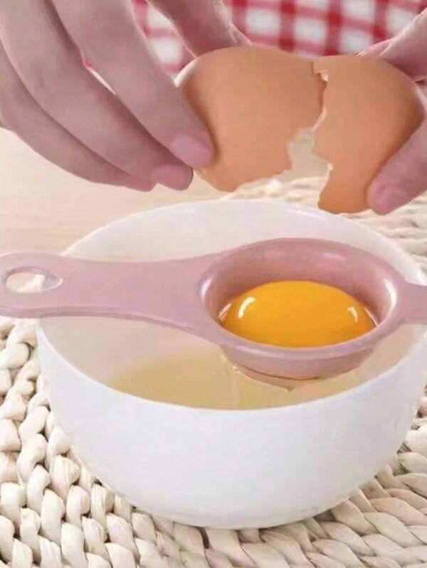 20/40 Pieces Baking Separator Egg Yolk Grain Filter Egg Yolk Gadget Filter Kitchen Baking Egg Liquid Filter