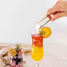 8PCS Gold Mini Metal Tongs Dinnerware, 4.3" Stainless Steel Tiny Tong, Small Kitchen Accessories For Serving Food, Ice, Sugar Cube, Salad, Toaster, Desserts,Christmas Gifts,Kitchen Accessories - 1 - 查看 7